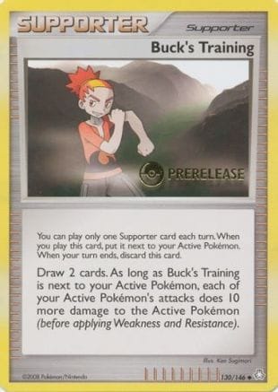 'Pokemon - 'Buck's Training 130/146  Miscellaneous Cards & Products - Promo