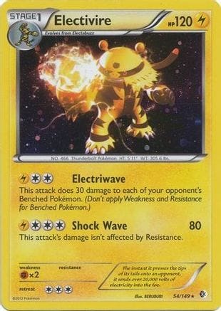 'Pokemon - 'Electivire 054/149  - Holofoil Blister Exclusives - Promo