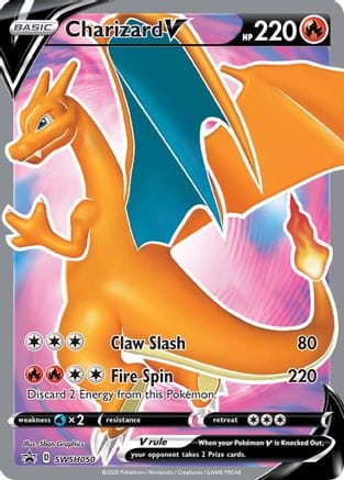 'Pokemon - 'Charizard V SWSH050  - Holofoil SWSH Sword & Shield Promo Cards - Promo