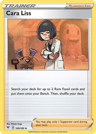 'Pokemon - 'Cara Liss 149/185  - Reverse Holofoil SWSH04 Vivid Voltage - Uncommon