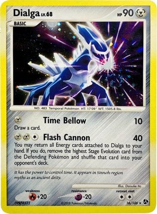 'Pokemon - 'Dialga 016/106  - Holofoil Deck Exclusives - Holo Rare