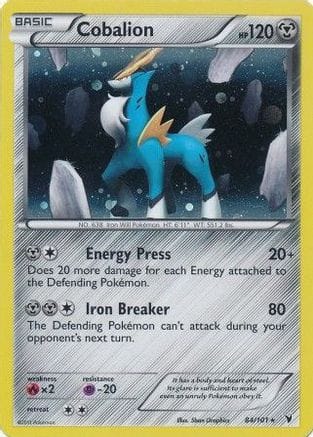 'Pokemon - 'Cobalion 084/101  - Holofoil Blister Exclusives - Promo