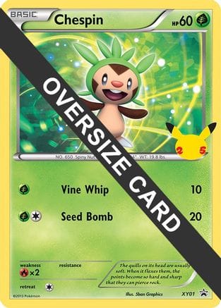 'Pokemon - 'Chespin XY01  First Partner Pack - Promo
