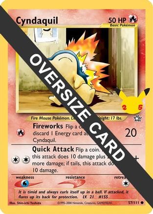 'Pokemon - 'Cyndaquil 057  First Partner Pack - Promo