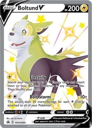 'Pokemon - 'Boltund V SWSH085  - Holofoil SWSH Sword & Shield Promo Cards - Promo