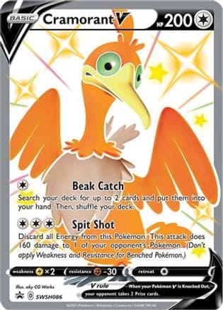 'Pokemon - 'Cramorant V SWSH086  - Holofoil SWSH Sword & Shield Promo Cards - Promo