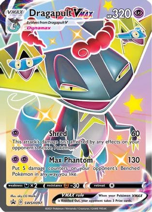 'Pokemon - 'Dragapult VMAX SWSH097  - Holofoil SWSH Sword & Shield Promo Cards - Promo