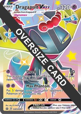 'Pokemon - 'Dragapult VMAX SWSH097  - Holofoil Jumbo Cards - Promo