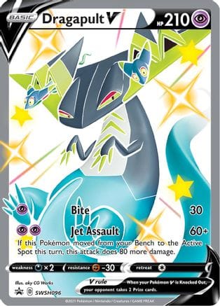 'Pokemon - 'Dragapult V SWSH096  - Holofoil SWSH Sword & Shield Promo Cards - Promo