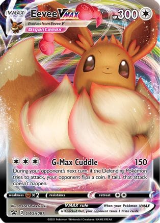 'Pokemon - 'Eevee VMAX SWSH087  - Holofoil SWSH Sword & Shield Promo Cards - Promo