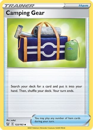 'Pokemon - 'Camping Gear 122/163  SWSH05 Battle Styles - Uncommon
