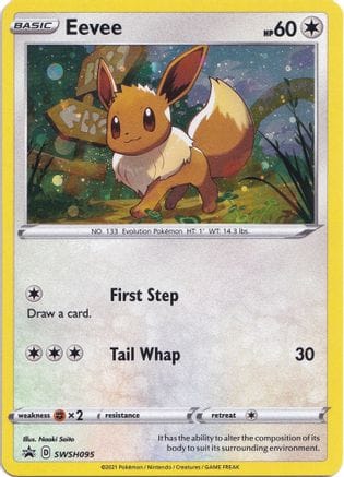 'Pokemon - 'Eevee SWSH095  - Holofoil SWSH Sword & Shield Promo Cards - Promo