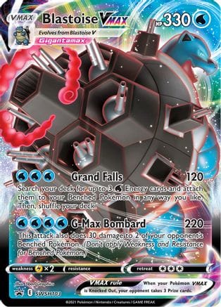 'Pokemon - 'Blastoise VMAX SWSH103  - Holofoil SWSH Sword & Shield Promo Cards - Promo