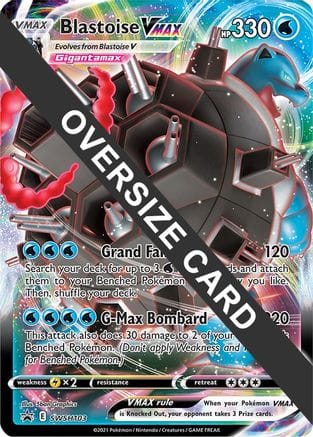 'Pokemon - 'Blastoise VMAX SWSH103  - Holofoil Jumbo Cards - Promo