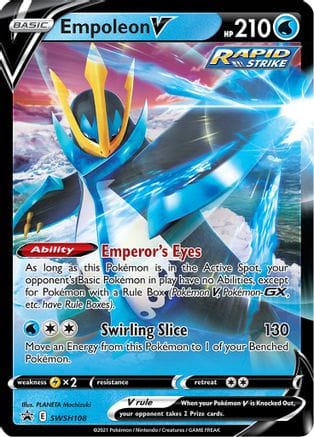 'Pokemon - 'Empoleon V SWSH108  - Holofoil SWSH Sword & Shield Promo Cards - Promo