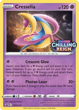 'Pokemon - 'Cresselia SWSH114  - Holofoil SWSH Sword & Shield Promo Cards - Promo