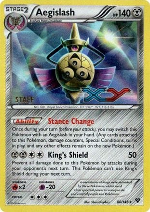 'Pokemon - 'Aegislash 086/146  - Holofoil XY Promos - Promo