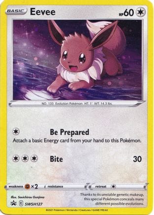 'Pokemon - 'Eevee SWSH127  - Holofoil SWSH Sword & Shield Promo Cards - Promo