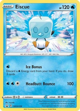 'Pokemon - 'Eiscue SWSH128  - Holofoil SWSH Sword & Shield Promo Cards - Promo