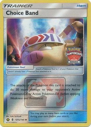 'Pokemon - 'Choice Band 121a/145  - Reverse Holofoil League & Championship Cards - Promo