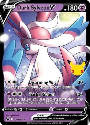 'Pokemon - 'Dark Sylveon V SWSH134  - Holofoil SWSH Sword & Shield Promo Cards - Promo