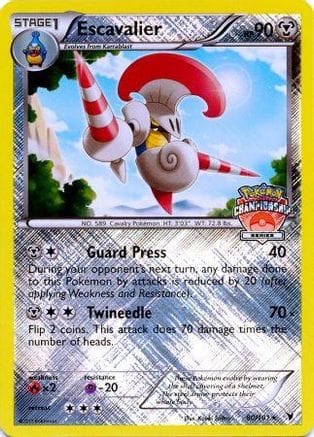 'Pokemon - 'Escavalier 080/101  - Reverse Holofoil League & Championship Cards - Promo