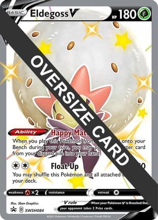 'Pokemon - 'Eldegoss V SWSH084  Jumbo Cards - Promo