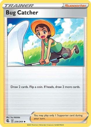 'Pokemon - 'Bug Catcher 226/264  - Reverse Holofoil SWSH08 Fusion Strike - Uncommon