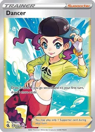 'Pokemon - 'Dancer (Full Art) 259/264  - Holofoil SWSH08 Fusion Strike - Ultra Rare