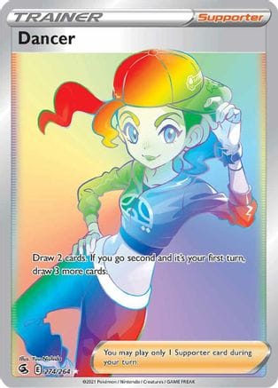 'Pokemon - 'Dancer (Secret) 274/264  - Holofoil SWSH08 Fusion Strike - Secret Rare
