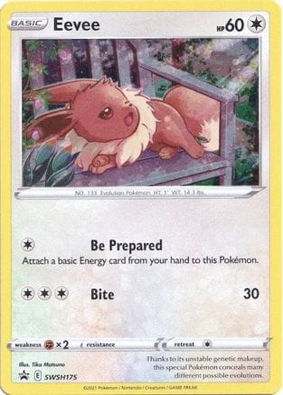 'Pokemon - 'Eevee SWSH175  - Holofoil SWSH Sword & Shield Promo Cards - Promo