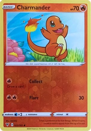'Pokemon - 'Charmander 023/185  - Reverse Holofoil Miscellaneous Cards & Products - Promo