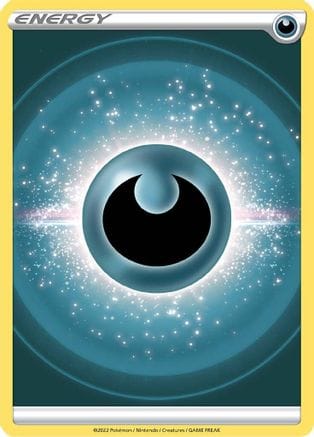 'Pokemon - 'Darkness Energy (2022 Unnumbered)  - Reverse Holofoil SWSH09 Brilliant Stars - Common