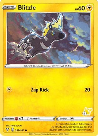 'Pokemon - 'Blitzle 053/185  Battle Academy 2022 - Promo