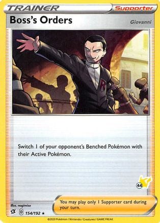 'Pokemon - 'Boss's Orders 154/192  Battle Academy 2022 - Promo