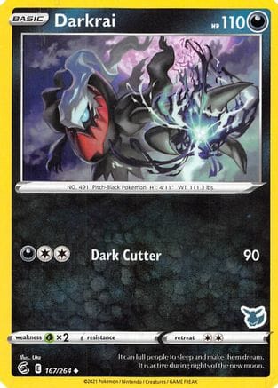 'Pokemon - 'Darkrai 167/264  Battle Academy 2022 - Promo