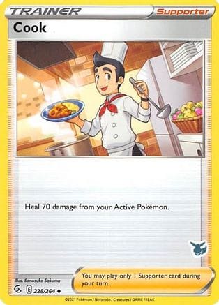 'Pokemon - 'Cook 228/264  Battle Academy 2022 - Promo
