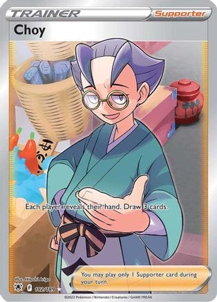 'Pokemon - 'Choy (Full Art) 182/189  - Holofoil SWSH10 Astral Radiance - Ultra Rare