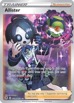 'Pokemon - 'Allister TG24/TG30  - Holofoil SWSH10 Astral Radiance Trainer Gallery - Ultra Rare