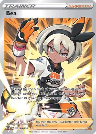 'Pokemon - 'Bea TG25/TG30  - Holofoil SWSH10 Astral Radiance Trainer Gallery - Ultra Rare