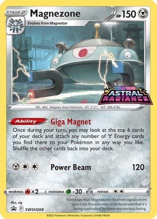'Pokemon - 'Magnezone SWSH208  - Holofoil SWSH Sword & Shield Promo Cards - Promo