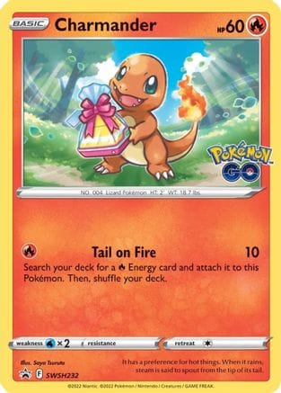 'Pokemon - 'Charmander SWSH232  - Holofoil SWSH Sword & Shield Promo Cards - Promo