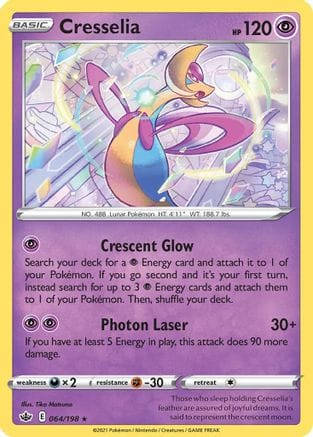 'Pokemon - 'Cresselia 064/198  Deck Exclusives - Rare
