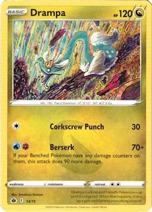 'Pokemon - 'Drampa 014/15  McDonalds Promos 2022 - Promo