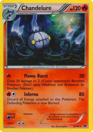 'Pokemon - 'Chandelure 020/99  - Holofoil Blister Exclusives - Promo
