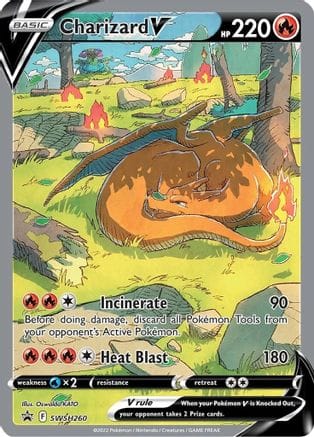 'Pokemon - 'Charizard V SWSH260  - Holofoil SWSH Sword & Shield Promo Cards - Promo