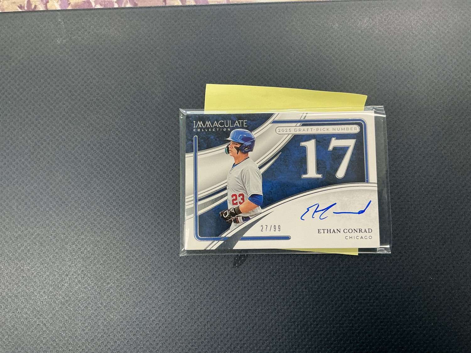 Ethan Conrad Immaculate Baseball Autograph 27/99
