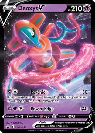 'Pokemon - 'Deoxys V SWSH266  - Holofoil SWSH Sword & Shield Promo Cards - Promo