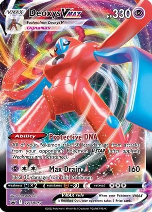 'Pokemon - 'Deoxys VMAX SWSH267  - Holofoil SWSH Sword & Shield Promo Cards - Promo