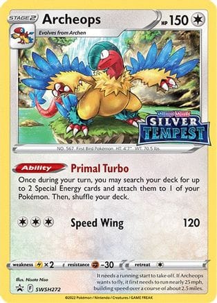 'Pokemon - 'Archeops SWSH272  - Holofoil SWSH Sword & Shield Promo Cards - Promo